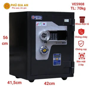 Két sắt Việt Tiệp siêu cường VE5908 điện tử - Model mới: Giải pháp bảo mật toàn diện
