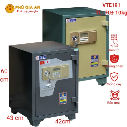 Két sắt Việt Tiệp điện tử VTE191 1 ket sat viet tiep dien tu vte191