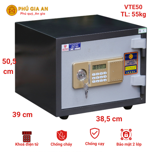 Két sắt Việt Tiệp VTE50 điện tử báo động 1