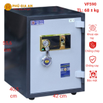 Két sắt Việt Tiệp đúc đặc VF590 vân tay báo động