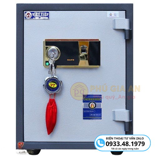 Két sắt Việt Tiệp đúc đặc VF590 vân tay báo động 2 ket sat viet tiep duc dac vf590 van tay bao dong 2