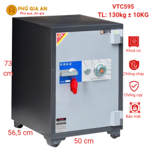 Két sắt Việt Tiệp đúc đặc VTC595 khóa cơ