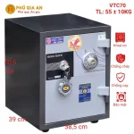 Két sắt Việt Tiệp đúc đặc VTC70 khóa cơ cao cấp