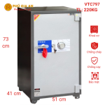 Két sắt Việt Tiệp Đúc Đặc VTC797 Tài Lộc