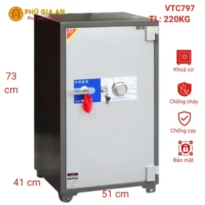 Két sắt Việt Tiệp Đúc Đặc VTC797 Tài Lộc