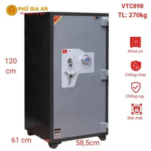 Két sắt Việt Tiệp Đúc Đặc VTC898 Tài Lộc
