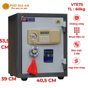 Két sắt Việt Tiệp đúc đặc VTE75 điện tử báo động