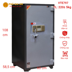 Két sắt Việt Tiệp đúc đặc VTE797 điện tử Tài Lộc