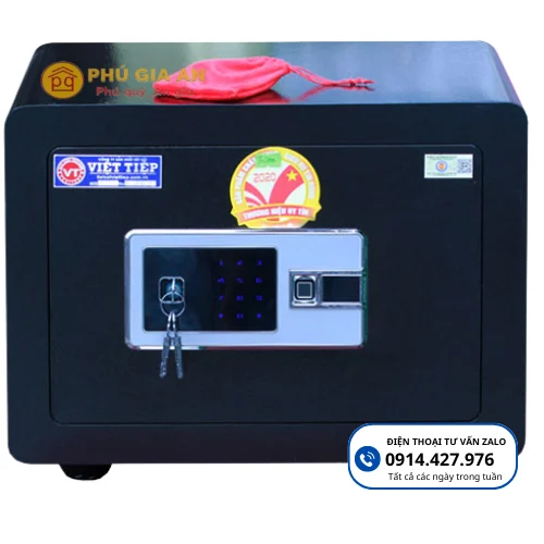 Két sắt Việt Tiệp siêu cường VFE3307 vân tay mã số màu đen – Model 2024 2