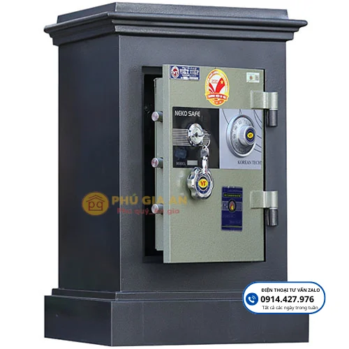 Bề mặt sơn tĩnh điện 3 lớp cao cấp của két sắt Việt Tiệp