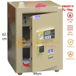 Két sắt siêu cường Việt Tiệp VE6207 điện tử , màu vàng đồng- Model mới