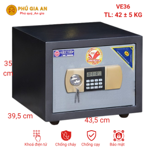 Két sắt Việt Tiệp VE36 điện tử mẫu mới 2024