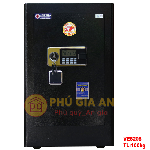 Két sắt siêu cường Việt Tiệp VE8208 điện tử- Model 2024 2 ket sat viet tiep ve8208 dien tu mau den pga