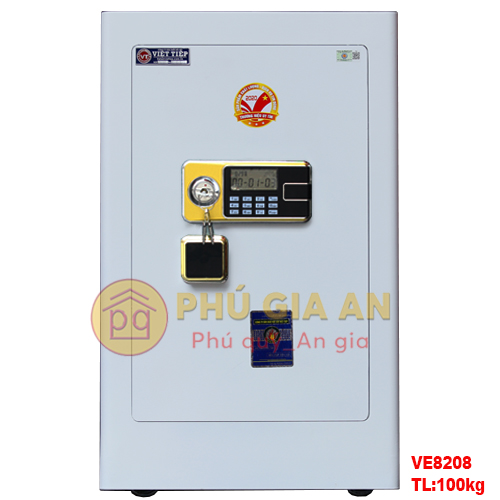 Két sắt siêu cường Việt Tiệp VE8208 điện tử- Model 2024 1 ket sat viet tiep ve8208 dien tu mau trang pga