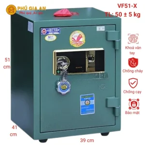 Két sắt Việt Tiệp VF51 xanh vân tay