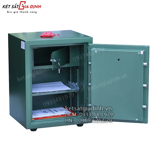 Hướng dẫn mở két sắt Việt Tiệp VF51 bằng vân tay và chìa khóa