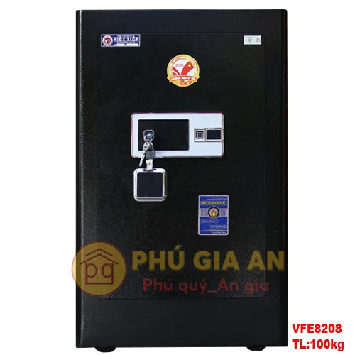 Két sắt siêu cường Việt Tiệp VFE8208 vân tay mã số tích hợp App thông minh 3 ket sat viet tiep vfe8208 van tay dien tu mau den pga
