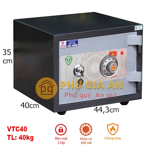 Két sắt Việt Tiệp đúc đặc VTC40 1