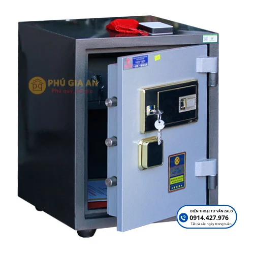 Két sắt Việt Tiệp VTF70 vân tay báo động 3 Két sắt Việt Tiệp VTF70 vân tay báo động 3