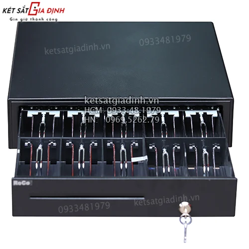 Ngăn kéo tiền - két thu ngân 10 kẹp RC408 1 Ngăn Kéo Tiền Thu Ngân RC408 - Giải Pháp Quản Lý Tài Chính Chuyên Nghiệp