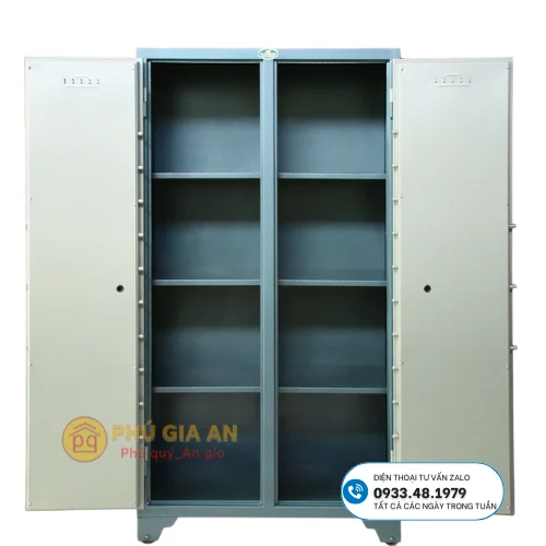 Tủ bảo mật 2 cánh khóa cơ T2C-KC 2