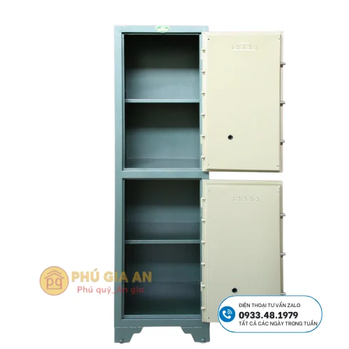 Tủ bảo mật đơn 2 tầng khóa điện tử BM-2TKDT 3 Tủ bảo mật đơn 2 tầng khóa điện tử BM-2TKDT 3
