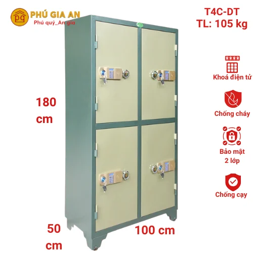 Tủ bảo mật 4 cánh Điện tử T4C-DT 1