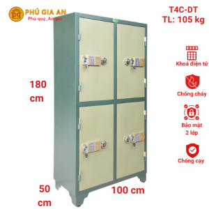 Tủ bảo mật 4 cánh Điện tử T4C-DT