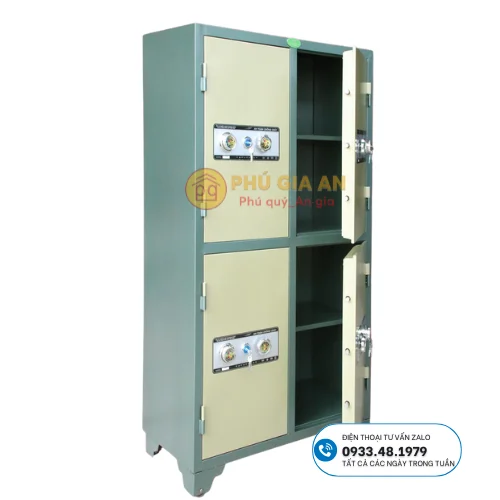 Tủ bảo mật 4 cánh khóa cơ T4C-KC 2 Tủ bảo mật 4 cánh khóa cơ T4C-KC 2