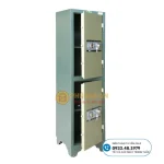 Tủ bảo mật đơn 2 tầng khóa cơ BM-2TKC
