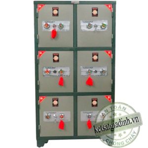 Tủ bảo mật 6 cánh khóa cơ T6C-KC