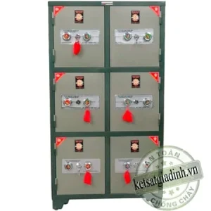 Tủ bảo mật 6 cánh khóa cơ T6C-KC