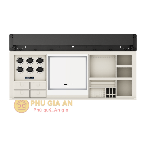 Cơ chế nâng hạ thông minh của tủ Philips