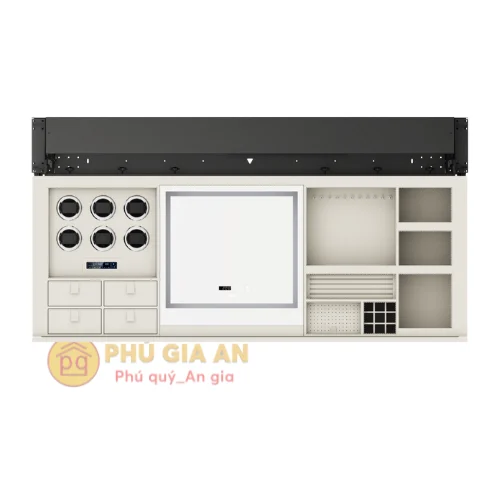 Tủ gương trang điểm Philips SBX321, 6 ngăn đựng đồng hồ 2