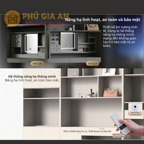 Chi tiết nội thất bên trong tủ gương Philips