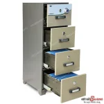 Tủ sắt chống cháy 4 tầng TC04 khóa mã cơ bảo mật tài liệu tối ưu từ Phú Gia An