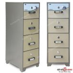Tủ sắt chống cháy 4 tầng TC04 khóa mã cơ