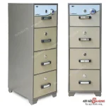 Tủ sắt chống cháy 4 tầng TC04 khóa mã cơ bảo mật tài liệu tối ưu từ Phú Gia An