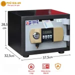 Két sắt mini Việt Tiệp VTE32-KM điện tử có lỗ nhét tiền