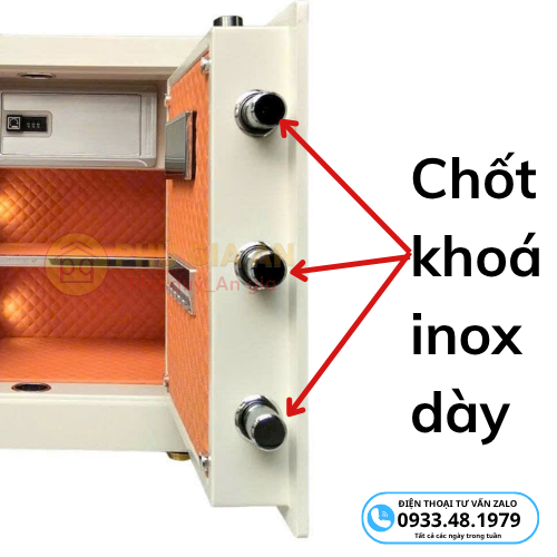 Két sắt thông minh Bokee BK55A khóa vân tay điện tử kết nối điện thoại - Màu kem 3 bk 55a series cream 5