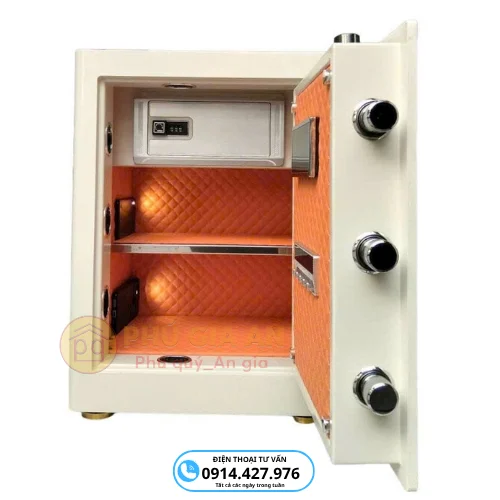Két sắt thông minh Bokee BK55A khóa vân tay điện tử kết nối điện thoại 4 bk 55a series cream 6