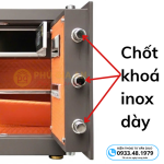 Két sắt thông minh Bokee BK55A khóa vân tay điện tử kết nối điện thoại – Màu xám