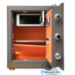 Két sắt thông minh Bokee BK55A khóa vân tay điện tử kết nối điện thoại – Màu xám