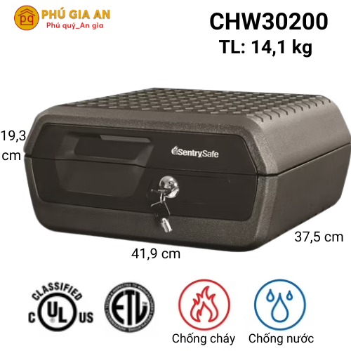 Hộp lưu trữ Sentry Safe CFW30200 nhập khẩu Mỹ 1 hop ket sat sentry chw30200 nhap khau my 1