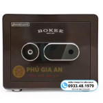 Két sắt BOKEE BK30VT mini thông minh vân tay điện tử – Màu nâu ánh gold