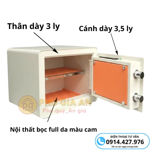 Két sắt BOKEE BK30VT mini thông minh vân tay điện tử 3 ket sat bokee bk30vt mini thoong minh van tay dien tu 4