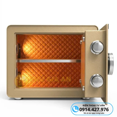 Két sắt BOKEE BK30VT mini thông minh vân tay điện tử 6 ket sat bokee bk30vt series goldeni thoong minh van tay dien tu 3