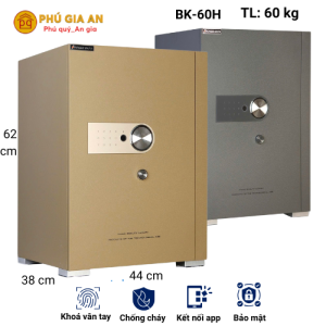 Két sắt Bokee BK60H cao cấp thông minh vân tay điện tử