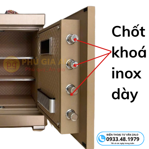 Két sắt Bokee BK68H cao cấp thông minh vân tay điện tử - Màu vàng gold 4 ket sat bokee bk68h van tay dien tu ket noi dien thoai 5