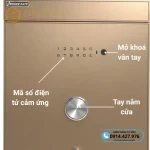 Két sắt Bokee BK68H cao cấp thông minh vân tay điện tử